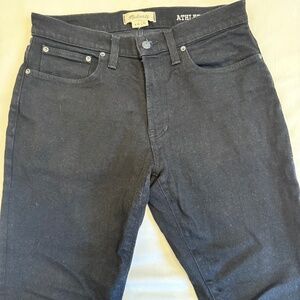 Madewell Athletic Slim Jean 33x32 Black Wash - Worn Less Than 3 Times